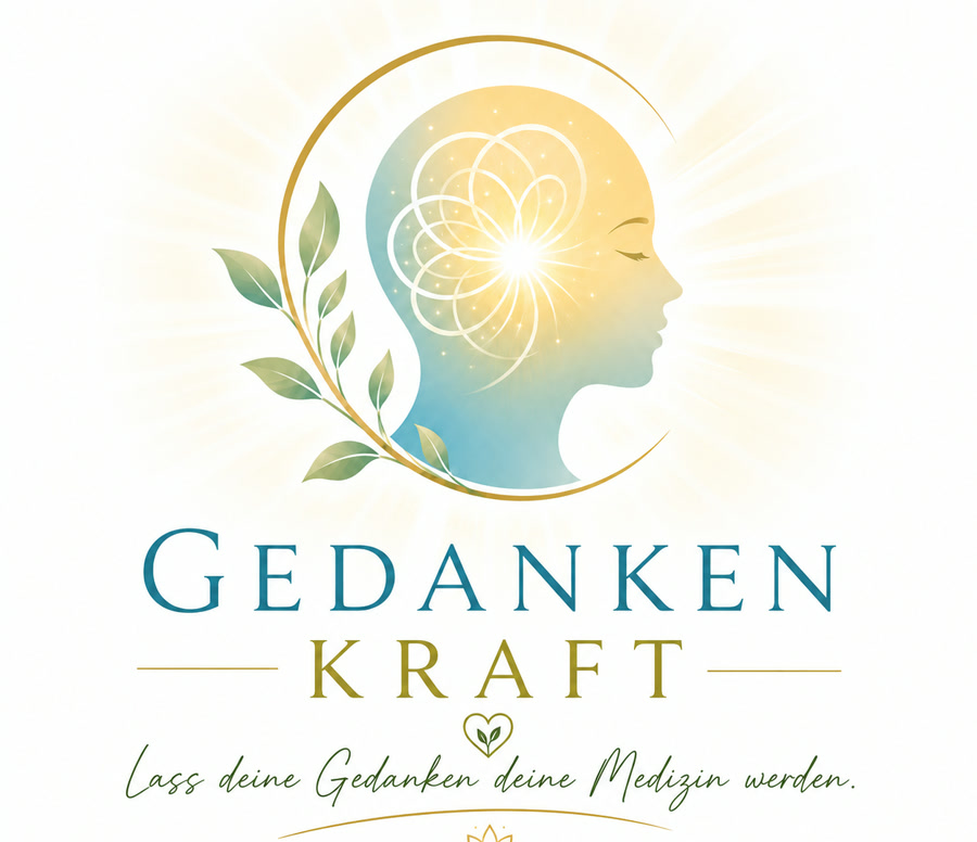 Gedanken Kraft Logo: Lass deine Gedanken deine Medizin werden